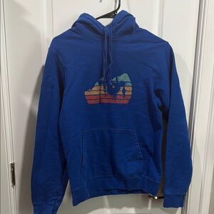 Port and Company Blue Climbing Graphic Hoodie